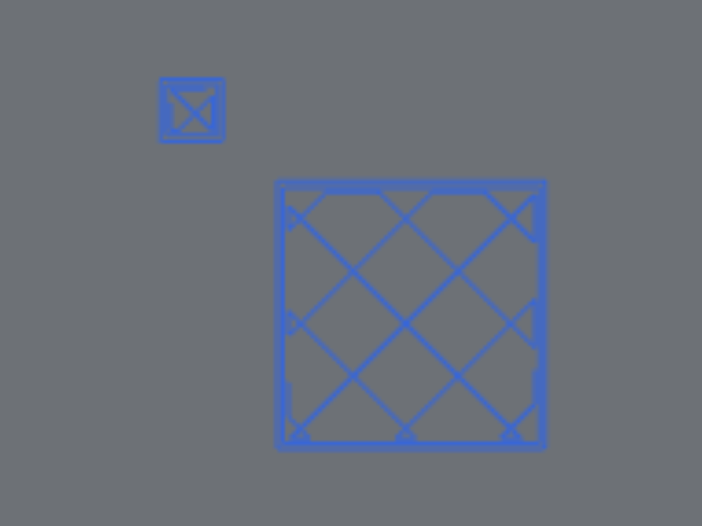 A single layer drawn by the Canvas 2D renderer, no WebGL